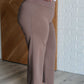 Magic Wide Leg Crop Pants in Dark Mocha