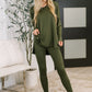 Next to Nothing Top and Bottom Set in Dark Olive