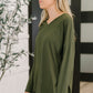 Next to Nothing Top and Bottom Set in Dark Olive