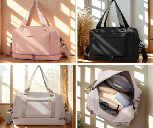 Nylon Duffle Tote Bag
