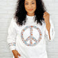 Peace, Love, and Flowers Peace Sign Top