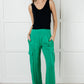 Race to Relax Cargo Pants in Emerald Green