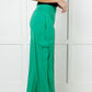 Race to Relax Cargo Pants in Emerald Green