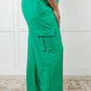 Race to Relax Cargo Pants in Emerald Green