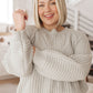 Roll on By Balloon Sleeve Sweater