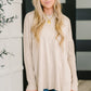 Running Late Hooded Long Sleeve in Beige