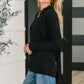 Running Late Hooded Long Sleeve in Black