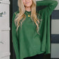 Running Late Hooded Long Sleeve in Dark Green