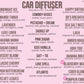 Car Scent Diffusers | Includes NEW FALL Scents