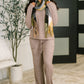 Seasonal Snooze Top and Bottom Set in Brown