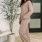 Seasonal Snooze Top and Bottom Set in Brown