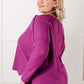 Simply Basic Ribbed Hacci Sweater in Light Plum