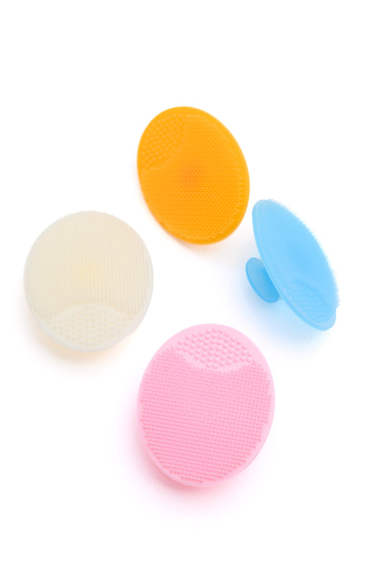 Squeaky Clean Silicone Facial Cleansing Brush Pack of 4