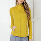 Staying Swift Activewear Jacket in Yellow Pear