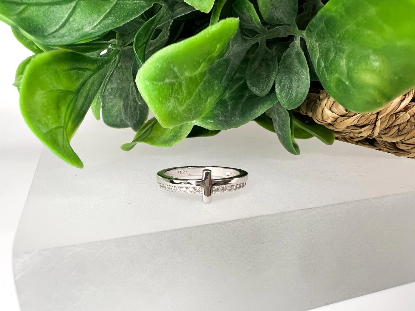 Sterling Cross Ring