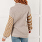 Super Seasonal Patchwork Waffle Knit Sweater