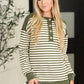 Timeless Lines Contrast Henley Top