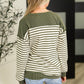 Timeless Lines Contrast Henley Top