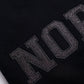 Embroidered Nope Glitter Sweatshirt in Four Colors