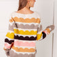 Wave After Wave Striped Sweater