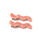 Wavy Clip Set Pink Pearl