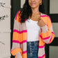 Your Opinion Matters Striped Cardigan