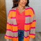 Your Opinion Matters Striped Cardigan