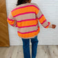 Your Opinion Matters Striped Cardigan
