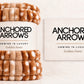 Golden Fawn blanket rolled with Anchored Arrows sleeve