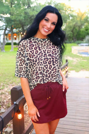 Emma Mesh Tee — Safari Chic