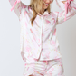 Satin Champagne Long Sleeve Pajama Top