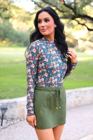 Kate Mesh Top — Gwen Floral