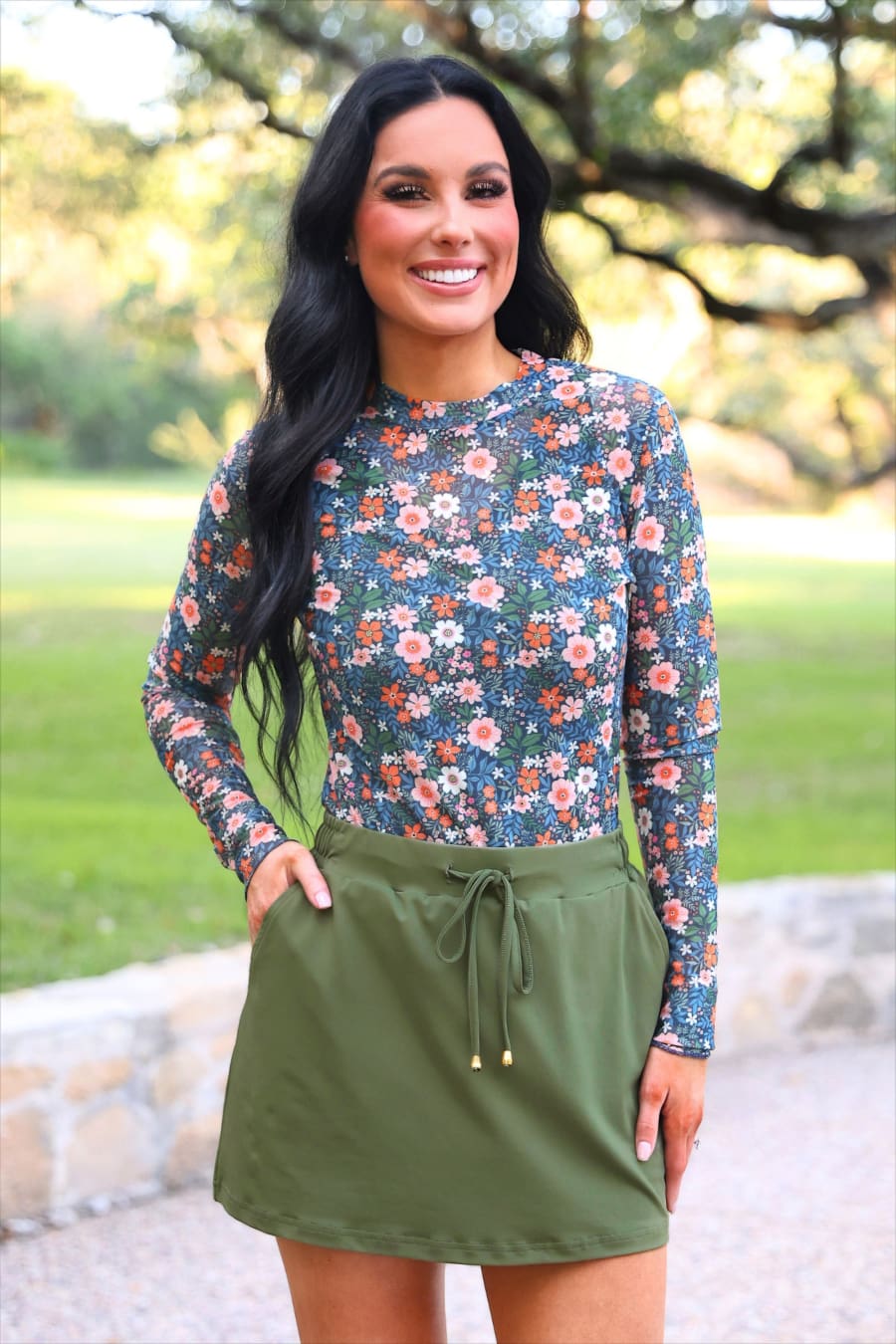 Kate Mesh Top — Gwen Floral