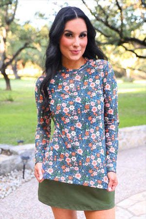 Kate Mesh Top — Gwen Floral