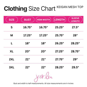 Keigan Mesh Top — Black/White Stripes
