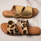 Spirited Dual Strap Slide in Leopard