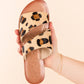 Spirited Dual Strap Slide in Leopard